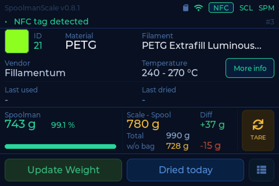 Long filament name cut off