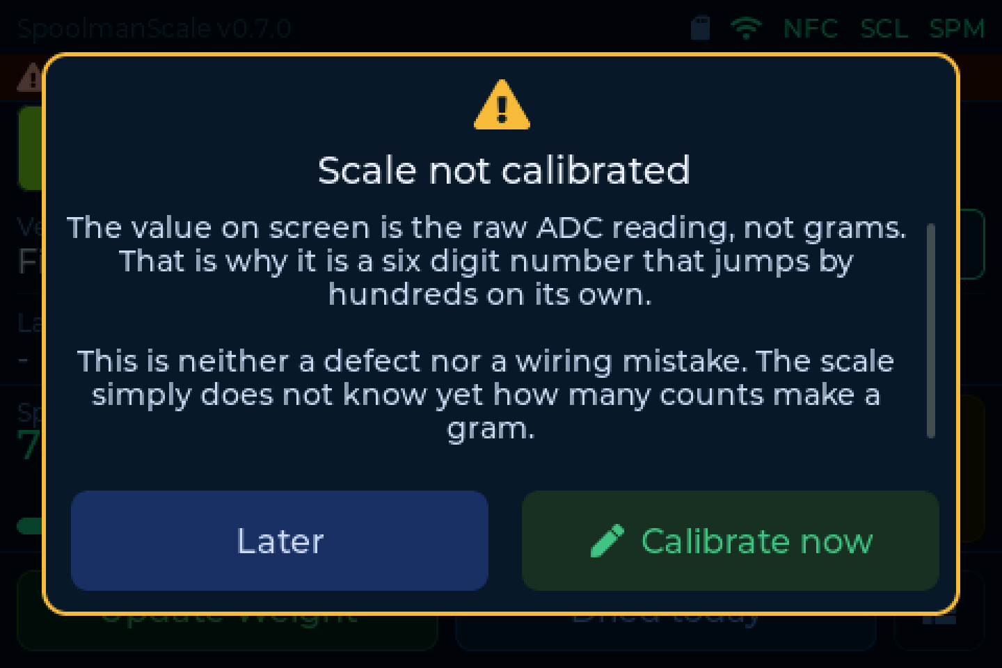 The diagnosis popup
